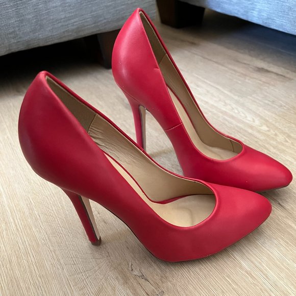 Red Stiletto Heels - Picture 1 of 4